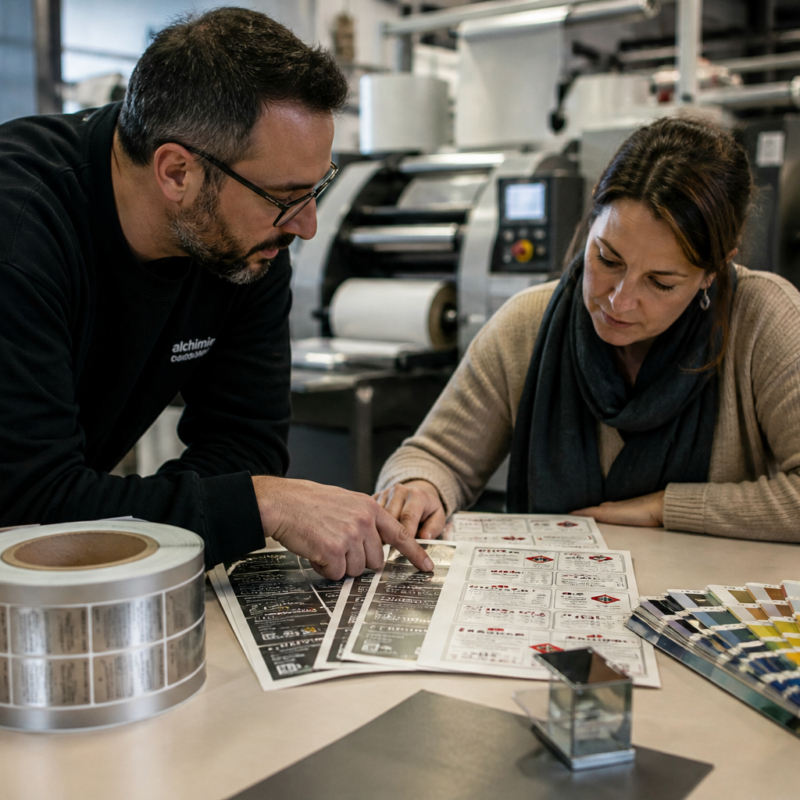 Une agence nous confie le print en marque blanche. Comment un designer propose a son client une solution creation plus impression sans jamais exposer son fournisseur ni gerer les contraintes techniques